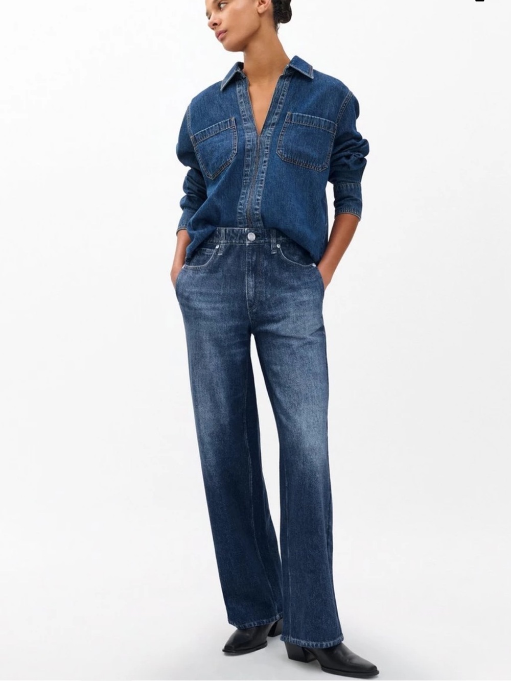 Rag & Bone Miramar Wide Leg Sweatpant Jeans
